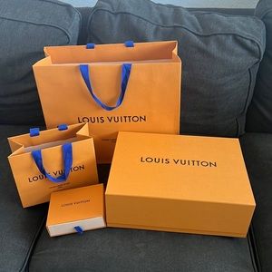Louis Vuitton bag and box bundle
